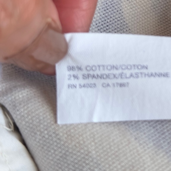 GAP High Waist Blue and White Chevron Shorts - Picture 5 of 6